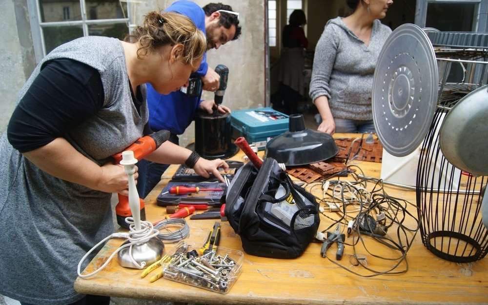 Démonstration d'une technique d'Upcycling
